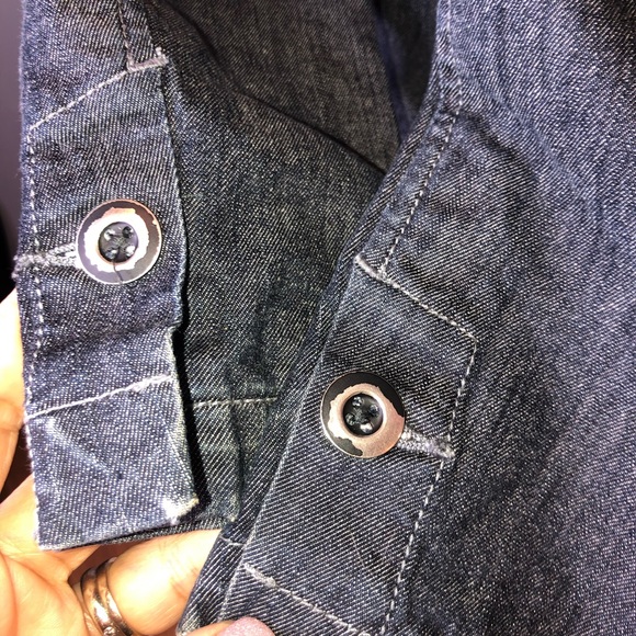 Converse blue jean trench jacket. Size medium - Picture 6 of 8